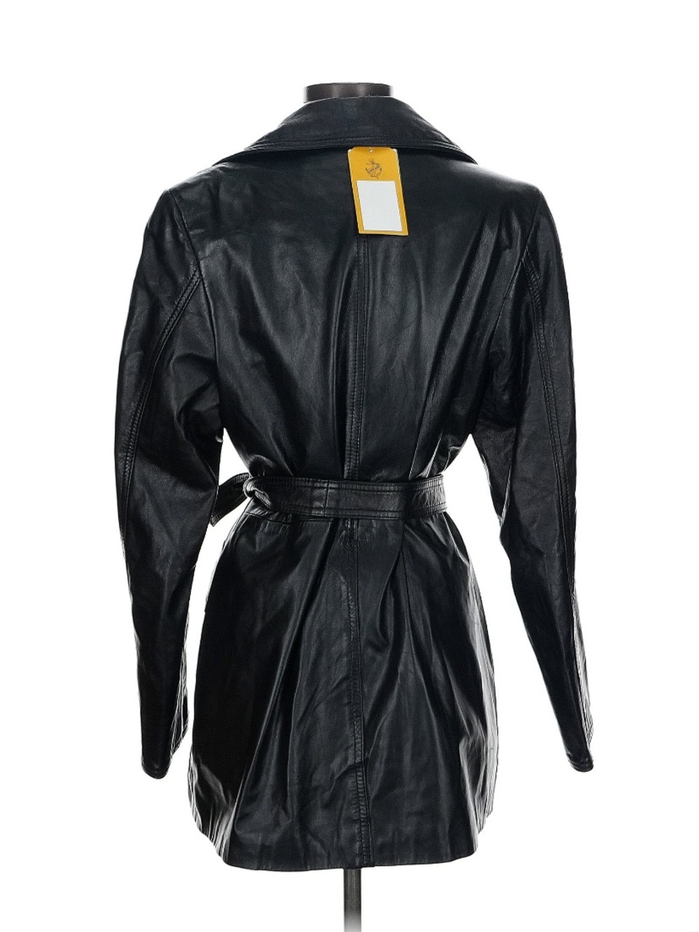 Vintage The Leather Ranch - Le Ranch Du Cuir Leather Women’s Coat Size 2 - Picture 3 of 16